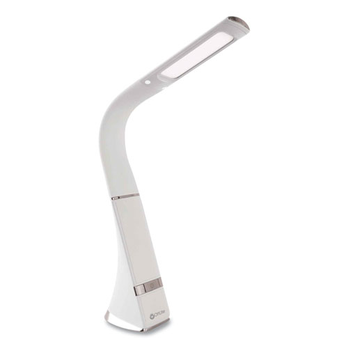Wellness Series Recharge LED Desk Lamp, 10.75" to 18.75" High, White, Ships in 4-6 Business Days