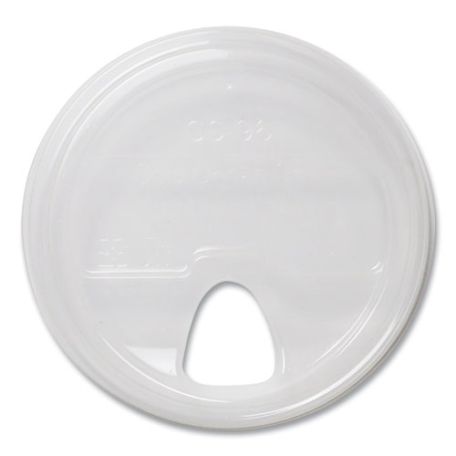 Image of PLA Clear Cold Cup Lids, Fits 9 oz to 24 oz Cups, Clear, 1,000/Carton