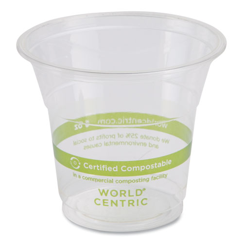 Image of PLA Clear Cold Cups, 5 oz, Clear, 2,000/Carton