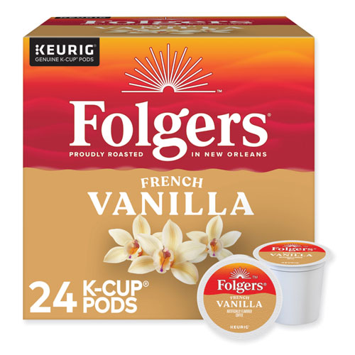 Image of Folgers® French Vanilla Coffee K-Cups, 24/Box