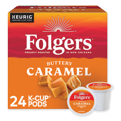 Image of Folgers® Buttery Caramel Coffee K-Cups, 24/Box