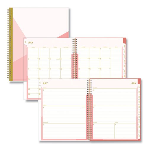 Blue Sky® Cali Create-Your-Own Cover Academic Year Weekly/Monthly Planner, Pink Artwork, 11 x 8.5, 12-Month (July-June): 2023-2024