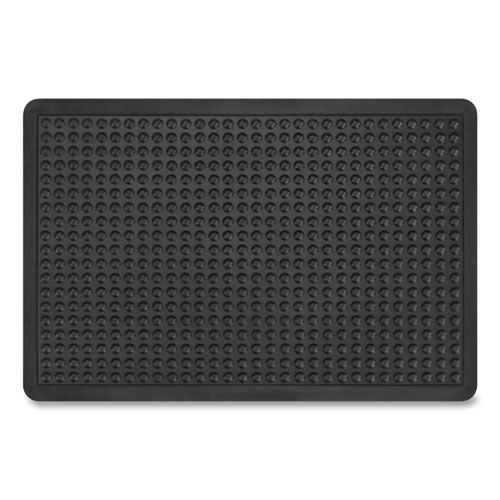 Crown Mats FL 2436GY Ribbed Vinyl Anti-Fatigue Mat, 24 x 36, Gray 