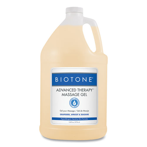 Biotone® Advanced Therapy Massage Gel, 1 gal Bottle, Unscented