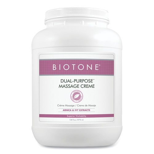Image of Biotone® Dual-Purpose Massage Creme, 1 Gal Jar, Unscented