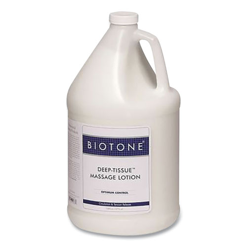 Biotone® Deep Tissue Massage Lotion, 0.5 Gal Bottle, Unscented