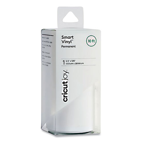 Image of Cricut® Joy Permanent Smart Vinyl For Assorted Surfaces, 5.5 X 120, White