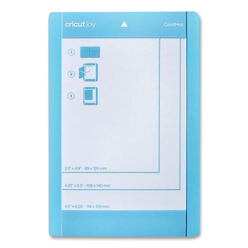 Joy Card Machine Mat, 4.5 x 6.25, Blue - Office Express Office Products