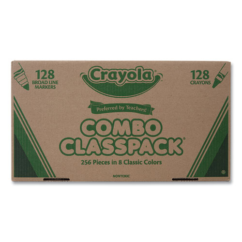 Crayola Classpack Standard Crayons 16 Assorted Colors Pack Of 800 Crayons -  Office Depot