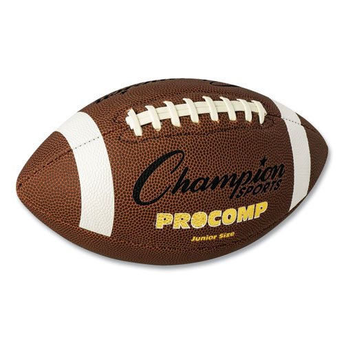 Champion Sports Pro Composite Football, Junior Size, Brown