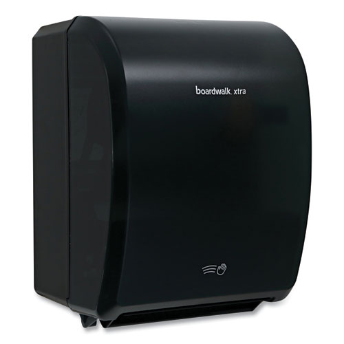 Xtra Electronic Hand Towel Dispenser, 12.31 x 9.31 x 15.94, Black