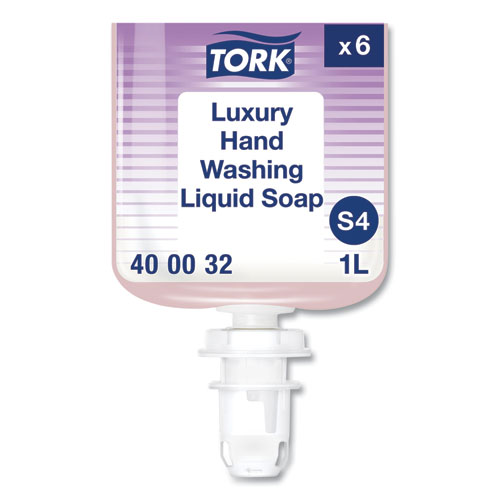 Image of Luxury Liquid Soap, Soft Rose Scent, 1L Refill, 6/Carton