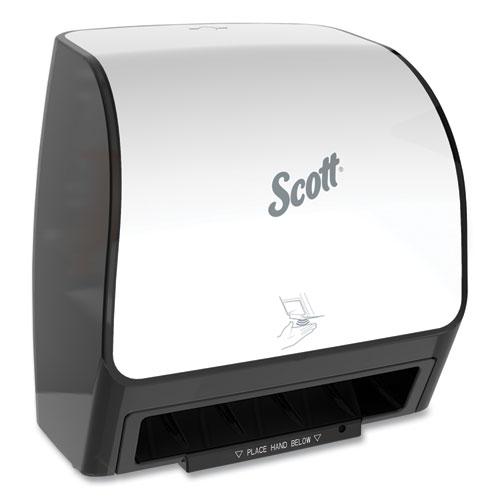 Image of Scott® Slimroll Electronic Towel Dispenser, 12 X 7 X 12, White