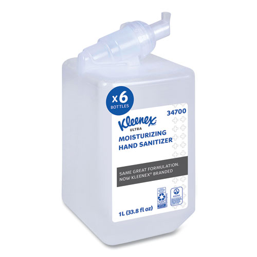 Image of Scott® Super Moisturizing Foam Hand Sanitizer, 1,000 Ml Refill, Unscented, 6/Carton