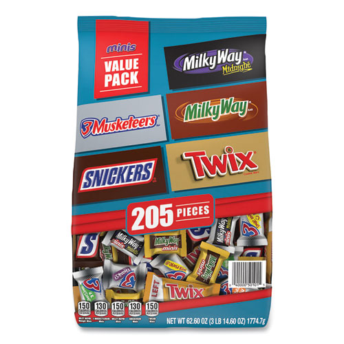 MARS Minis Mix Variety Pack, 62.6 oz Bag, Ships in 1-3 Business Days