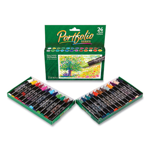 Portfolio Series Oil Pastels, 24 Assorted Colors, 24/Pack