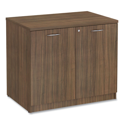 Alera® Valencia Series Storage Cabinet, 34.3W X 22.78D X 29.5H, Modern Walnut