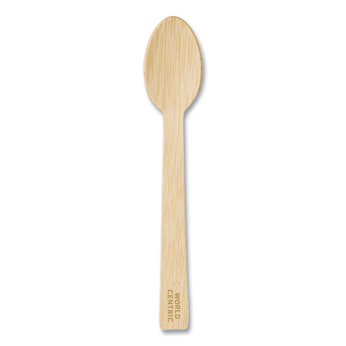 Image of Bamboo Cutlery, Spoon, 6.7", Natural, 2,000/Carton