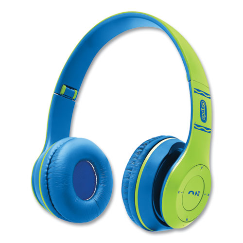 Image of Boost Active Wireless Headphones, Green/Blue
