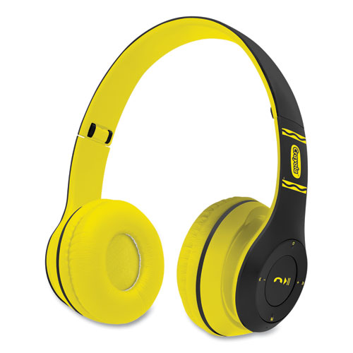 Image of Boost Active Wireless Headphones, Black/Yellow