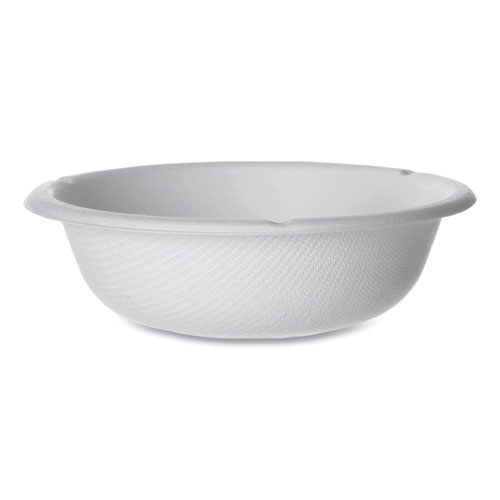 Vanguard Renewable and Compostable Sugarcane Bowls, 6 oz, White, 1,800/Carton