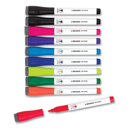Expo 10pk Dry Erase Markers Fine Tip Multicolored