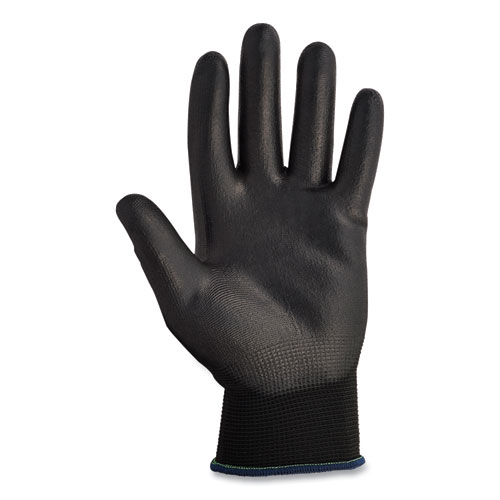 G40 Polyurethane Coated Gloves, Medium, Black, 12 Pairs/Pack