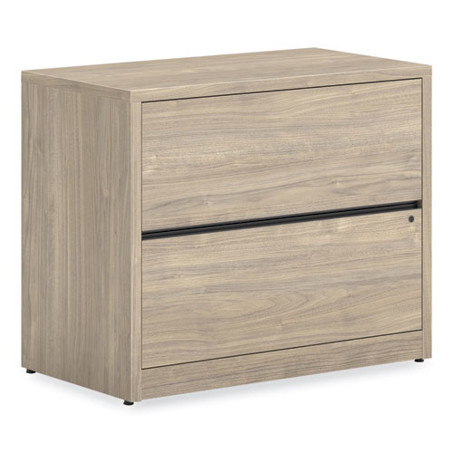 10500 Series Lateral File, 2 Legal/Letter-Size File Drawers, Kingswood Walnut, 36" x 20" x 29.5"