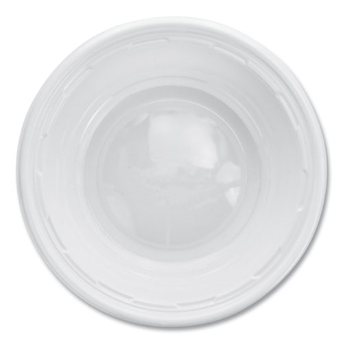 Plastic Bowls, 5 to 6 oz, White, 125/Pack, 8 Packs/Carton