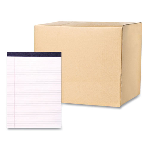 Image of Legal Pad, 50 White 8.5 x 11 Sheets, 72/Carton, Ships in 4-6 Business Days