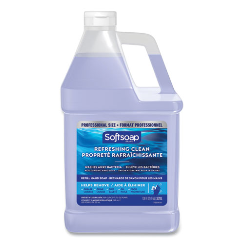 Liquid Hand Soap Refills, Refreshing Clean, 128 oz, 4/Carton