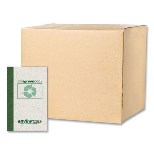 Image of Little Green Memo Book, Narrow Rule, Gray Cover, (60) 5 x 3 Sheets, 48/Carton, Ships in 4-6 Business Days