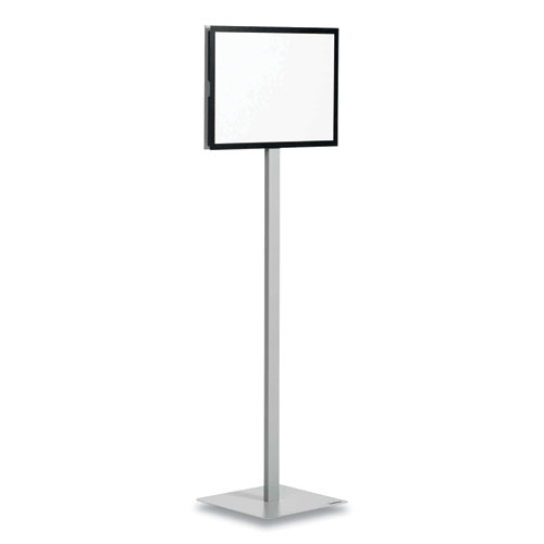 Image of Info Basic Floor Stand, 55.31" Tall, Black Stand, 11 x 17 Face
