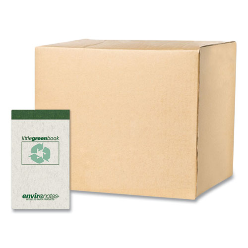 Image of Little Green Memo Book, Narrow Rule, Gray Cover, (60) 3 x 5 Sheets, 48/Carton, Ships in 4-6 Business Days