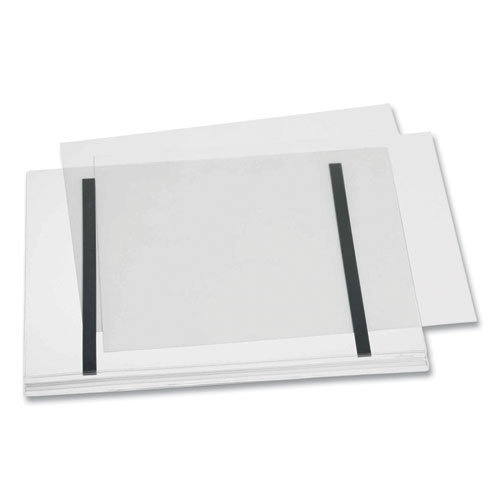 Image of Magnetic Water-Resistant Sign Holder, 11 x 17, Clear Frame, 5/Pack