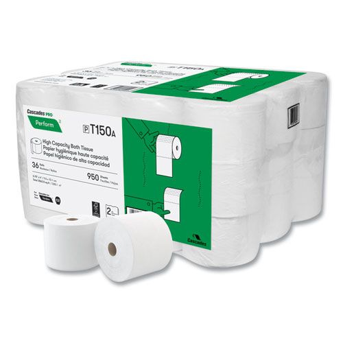 Perform Bathroom Tissue for Tandem Dispensers, Septic Safe, 2-Ply, White, 950/Roll, 36 Rolls/Carton