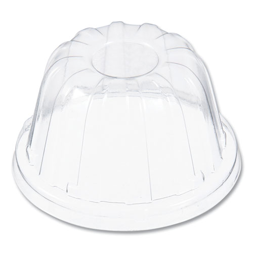 Dart® D-T Sundae/Cold Cup Lids, Fits 5 oz to 32 oz Cups, Clear, 50 Pack 20 Packs/Carton