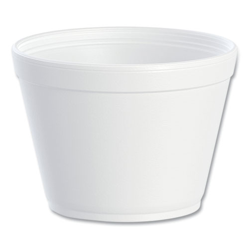 Dart Foam Containers, 32oz, White, 25/Bag, 20 Bags/Carton