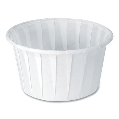 SOLO® Paper Portion Cups, ProPlanet Seal, 4 oz, White, 250/Bag, 20 Bags/Carton