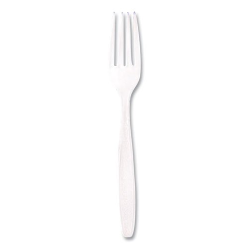 Dixie® Plastic Utensils, Medium-Weight Knives, White, Box Of 100