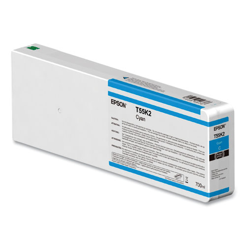T55K200 (T55K) UltraChrome HD Ink, 700 mL, Cyan