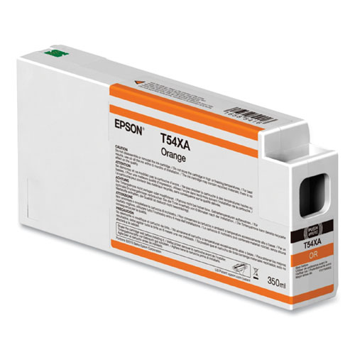 T54XA00 (T54X) UltraChrome HD Ink, 350 mL, Orange