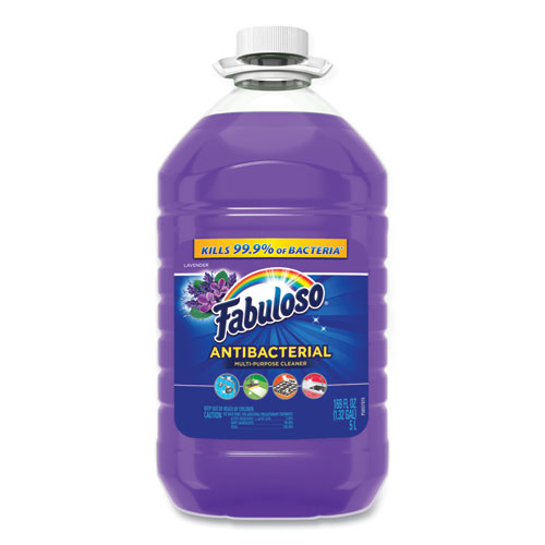 Fabuloso® Antibacterial Multi-Purpose Cleaner, Lavender Scent, 169 Oz Bottle, 3/Carton