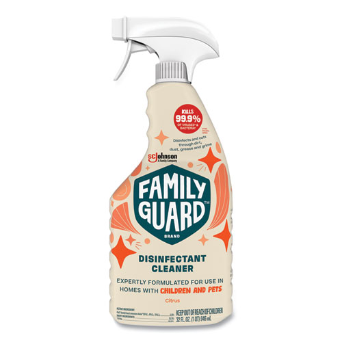 Image of Disinfectant, Citrus Scent, 32 oz Trigger Bottle, 8/Carton
