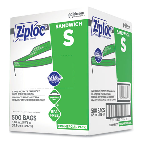 SCJP682255 Ziplock Sandwich Baggies DRK94600 Zip Lock Bags Zip Lock Lunch  Bags Ziplock Sandwhich Bags Zip Lock Sandwich Bags