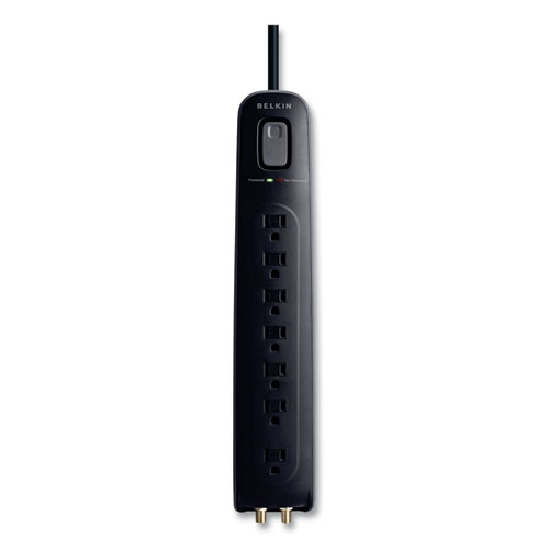 Ultimate Surge Protector, 7 AC Outlets, 4 ft Cord, 2,000 J, Black