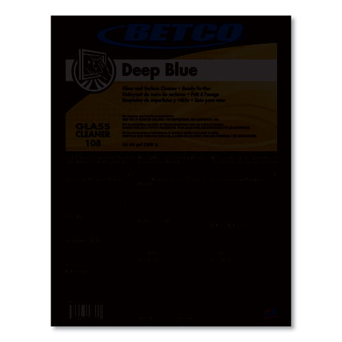 Deep Blue Glass and Surface Cleaner, 55 gal Drum