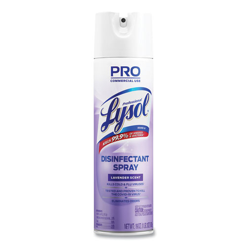 Disinfectant Spray, Lavender, 19 oz Aerosol Spray