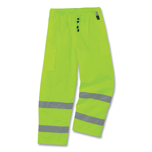GloWear 8925 Class E Hi-Vis Thermal Pants, Small, Lime