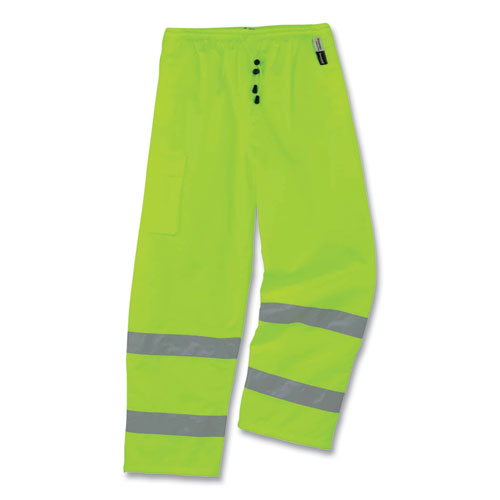 GloWear 8925 Class E Hi-Vis Thermal Pants, 5X-Large, Lime